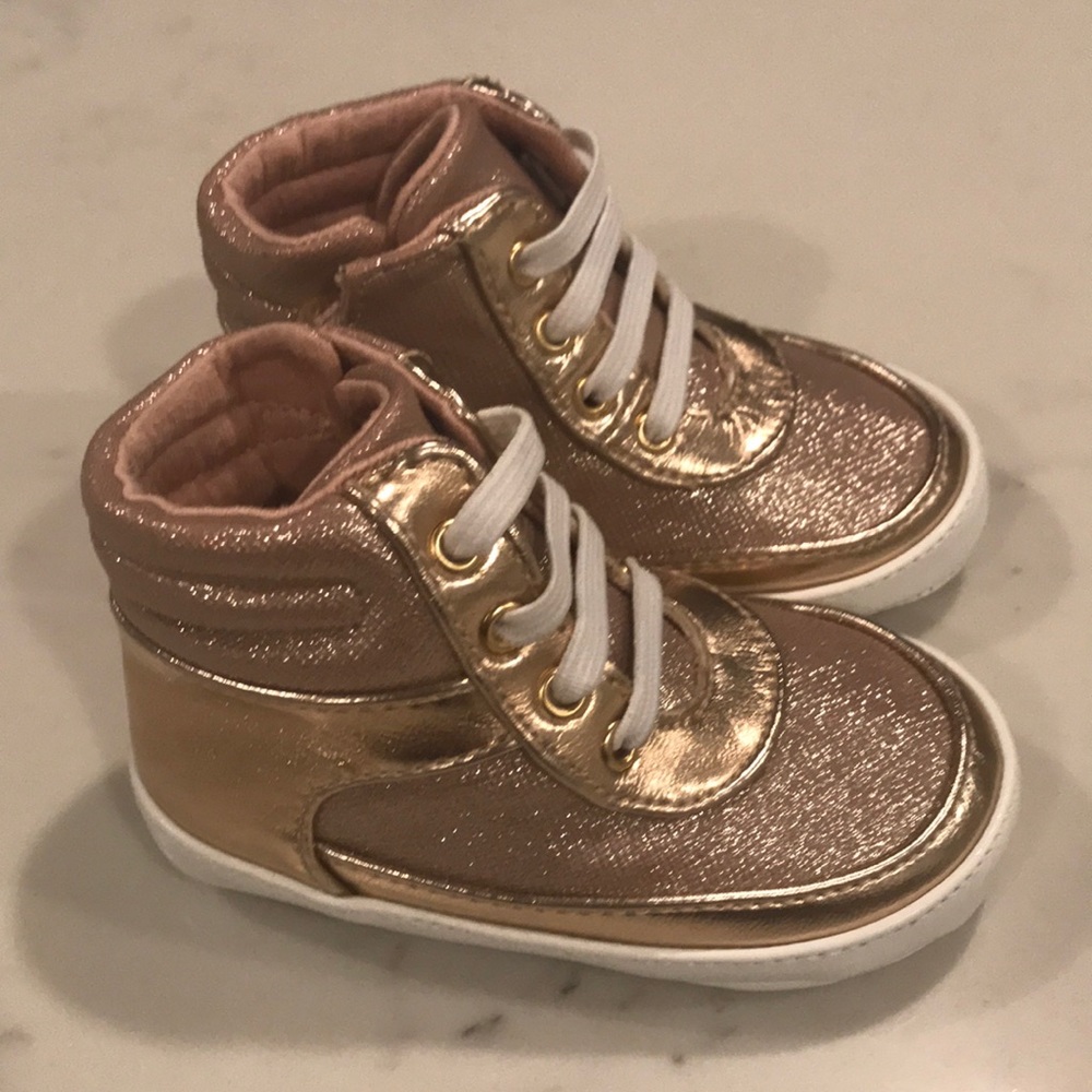 Aldo rose gold high tops